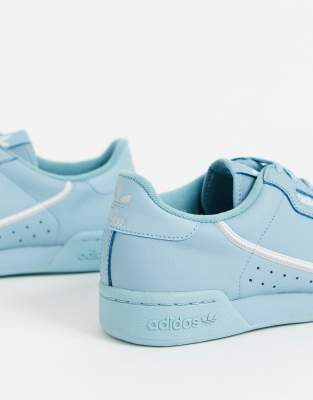 adidas continental light blue