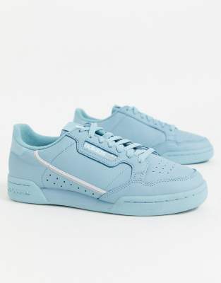 adidas pale blue continental 80 trainers
