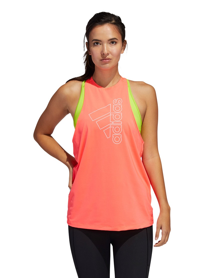 Adidas core sport tank in pink