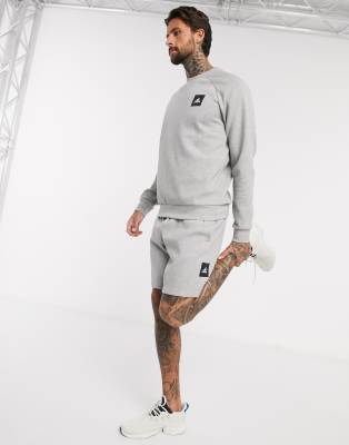 adidas originals crew neck sweatshirt with box logo