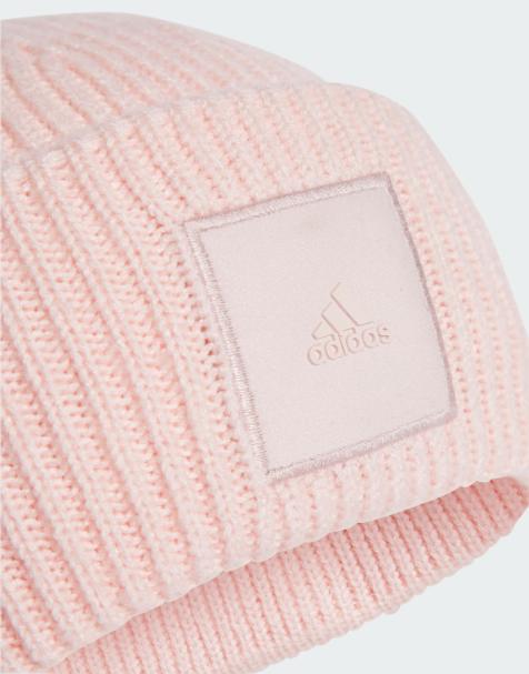 adidas Cuffed beanie in sandy pink - view 1