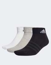 adidas Performance Cushioned Crew Grip Socks 3-Pairs Pack in white