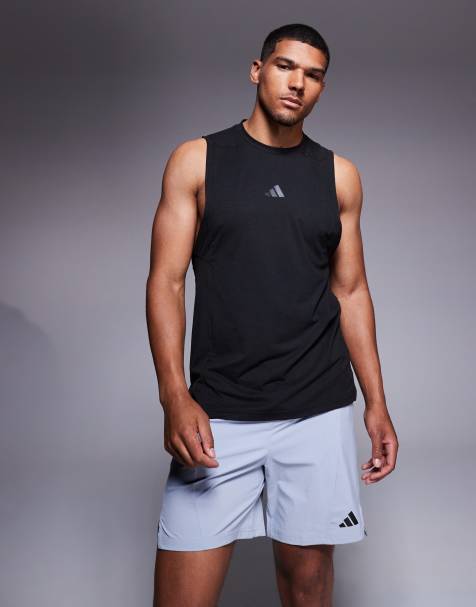 adidas - D4T - Tanktop in zwart - view 1