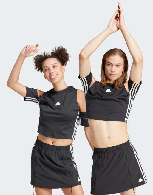 Adidas crop hot sale top and skirt