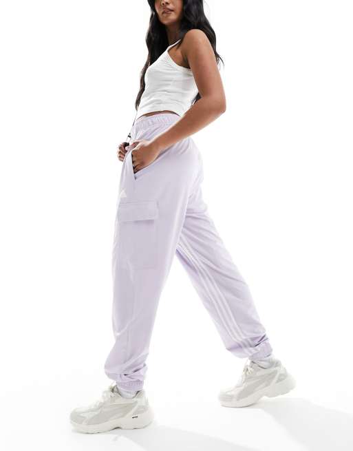 adidas - Dance - Trainingsbroek met cargozakken in paars