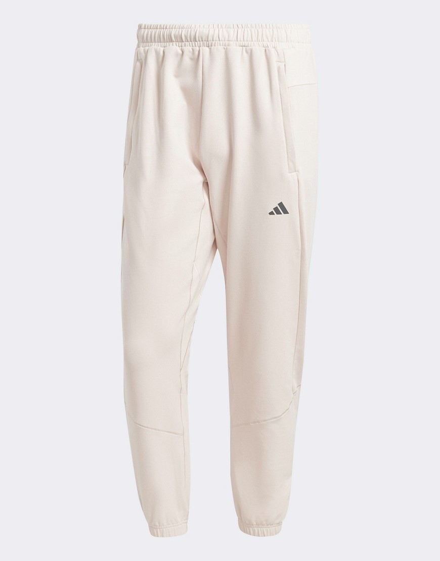 adidas Designed for Training Yoga Training 7/8 Pants in pink-White