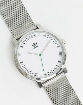 Adidas - District M2 - Mesh horloge in zilver