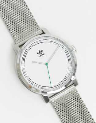 adidas district milanese bracelet watch 40mm