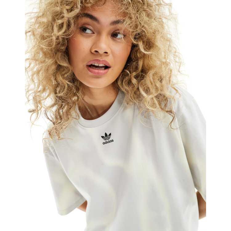 Adidas allover outlet print tee dress