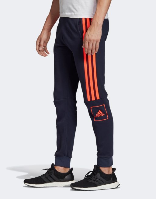 Adidas jogginghose store grau orange