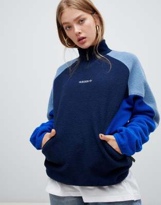 adidas blue fleece