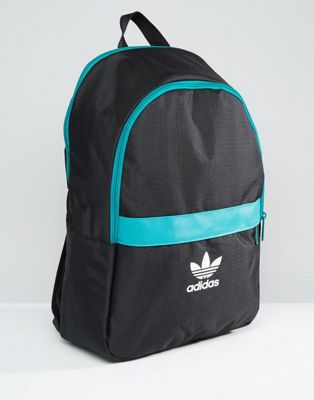 adidas green and black backpack
