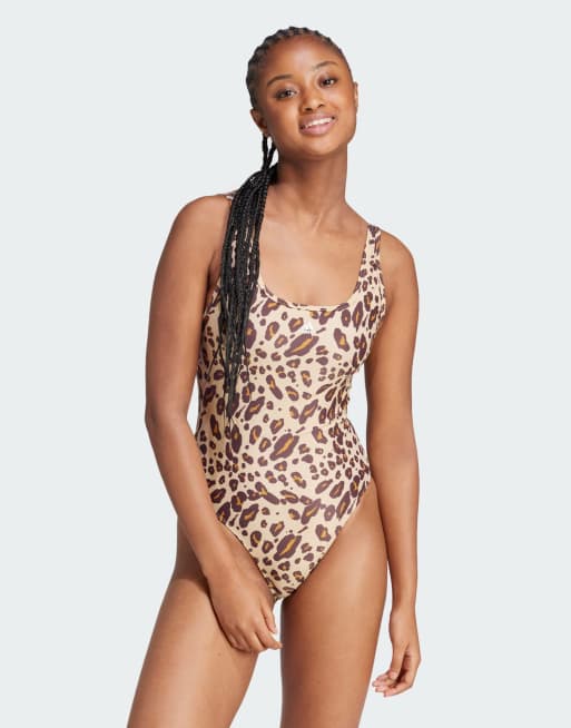 Animal print one store piece swimwear