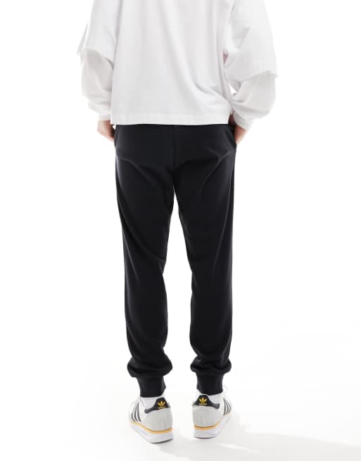 adidas - Essentials Feel Cozy - Pantaloni neri e bianchi in spugna, 2 di 5