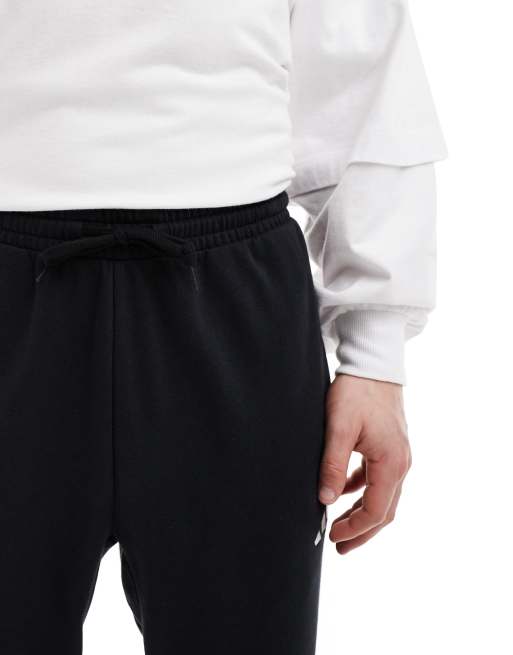 adidas - Essentials Feel Cozy - Pantaloni neri e bianchi in spugna, 5 di 5
