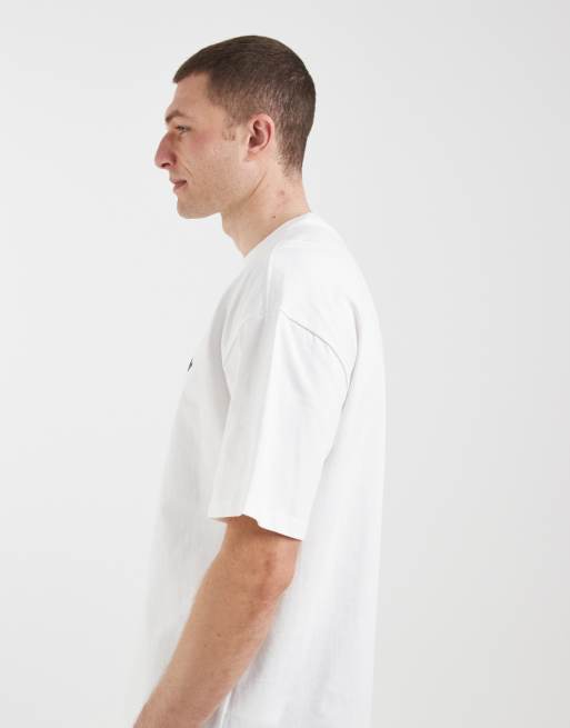 adidas Essentials trefoil t-shirt in white, 3 of 5