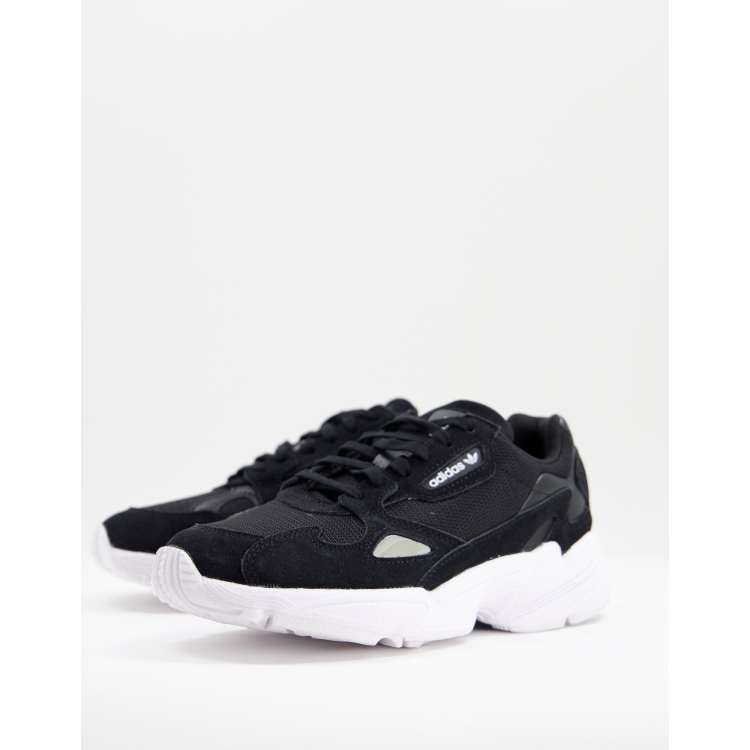 Adidas falcon noir et blanc best sale