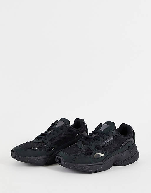 adidas Falcon trainers in black