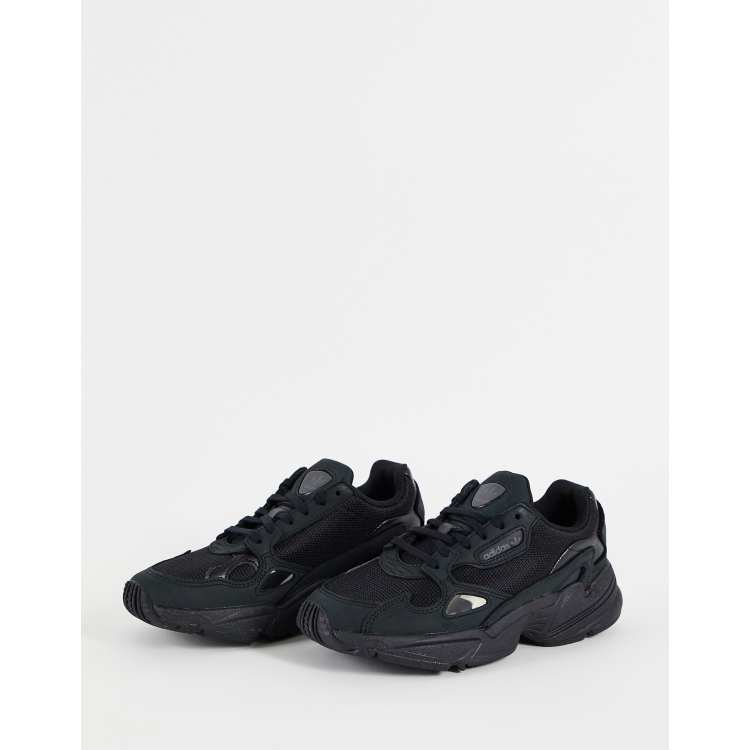 adidas Falcon trainers in black