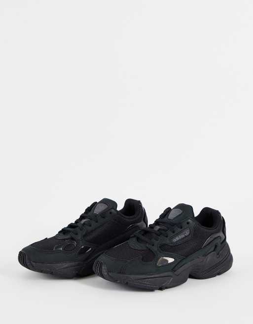 Adidas falcon hotsell black outfit