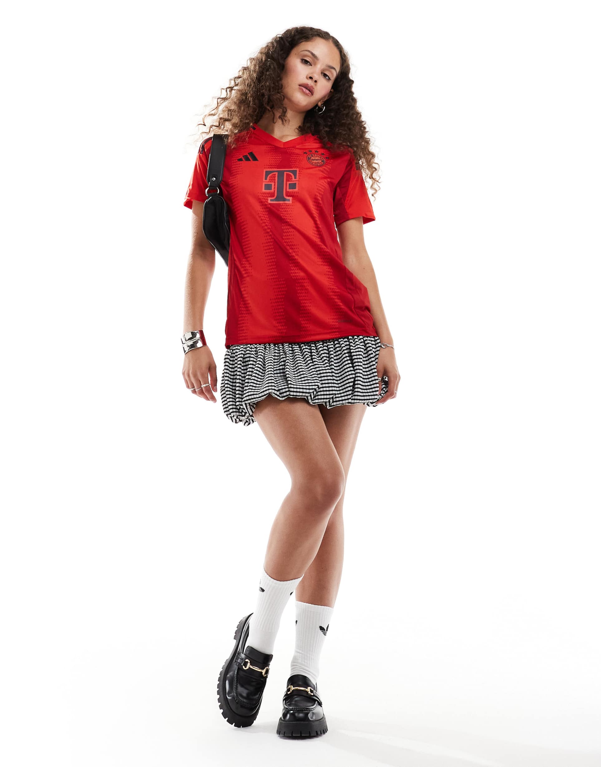 adidas fc bayern munich 24/25 home jersey in red