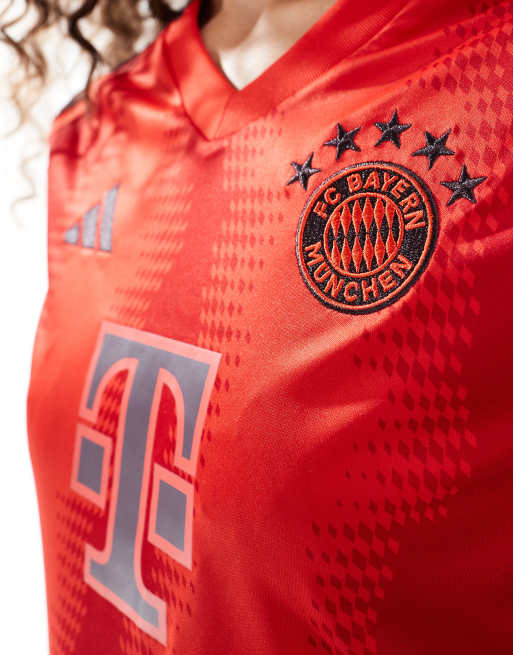 adidas FC Bayern Munich 24/25 home jersey in red, 3 of 4