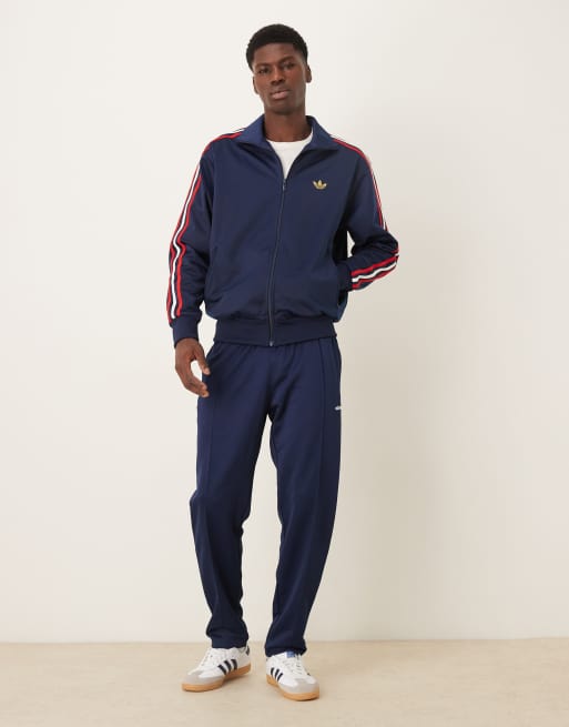 トップス adidas FIREBIRD TRACK TOP adidas Firebird track top in navy | ASOS