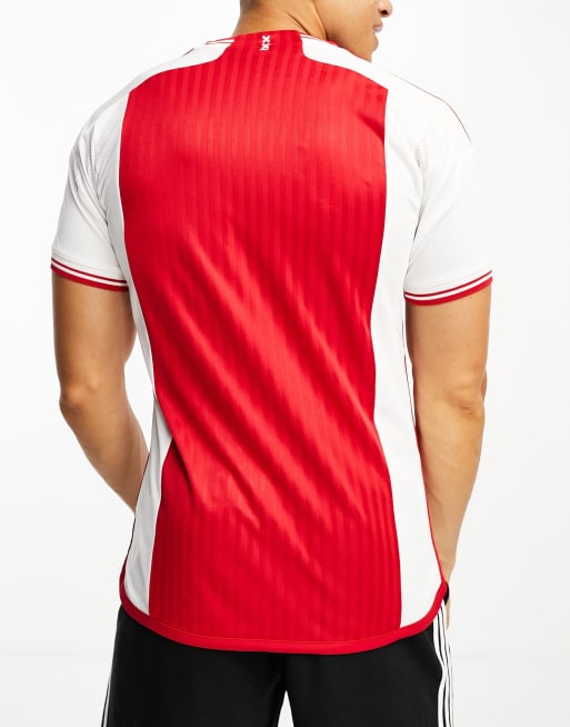adidas Football AFC Ajax 23/24 home jersey in red and white, 2 of 4