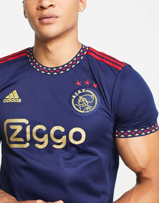 adidas Football - Ajax 2022/23 - Marineblå udebanetrøje, 4 af 4
