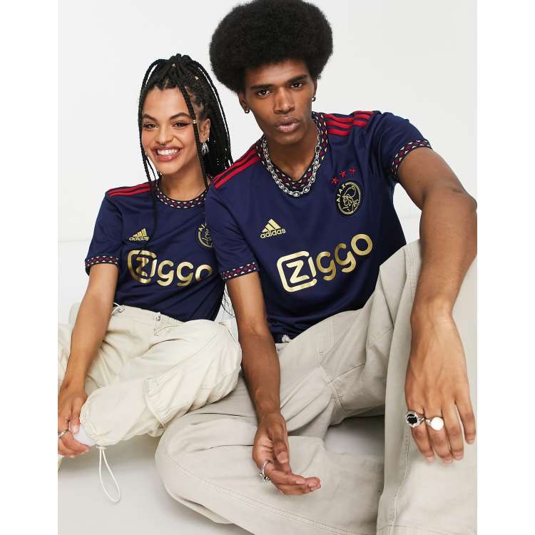 adidas Ajax Away Adult Replica Jersey 22/23 H58251 NAVY/GOLD/RED