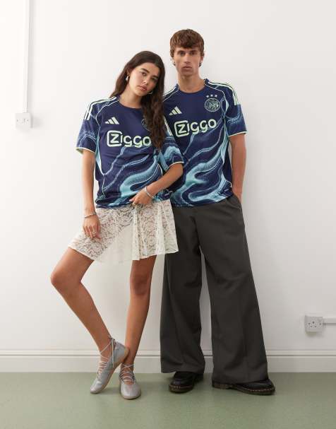 adidas Football – Ajax 25/26 – Auswärtstrikot in Blau - view 1