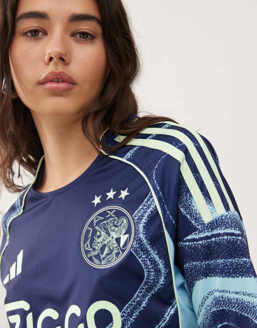 adidas Football – Ajax 25/26 – Auswärtstrikot in Blau, 2 von 4
