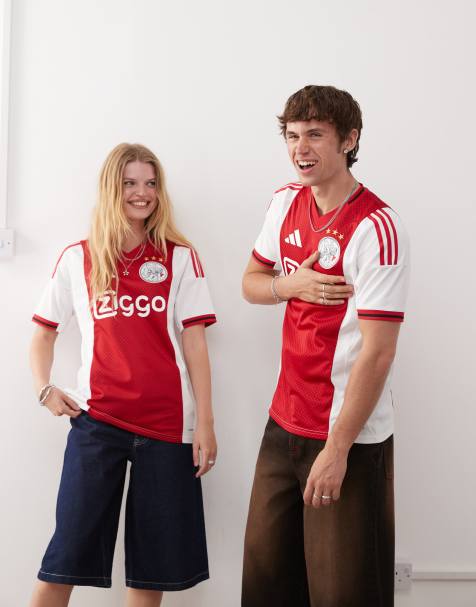adidas Football Ajax 25/26 home jersey in red and white - view 1