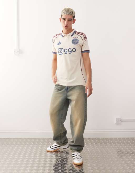 adidas Football Ajax 25/26 third jersey in off white ASOS