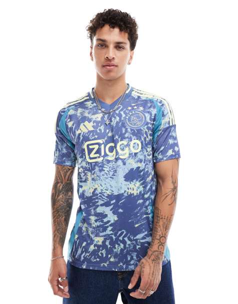adidas Football Ajax Amsterdam 24/25 away jersey in blue - view 1