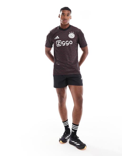 adidas Football Ajax Amsterdam pre-match jersey in black, 2 of 4