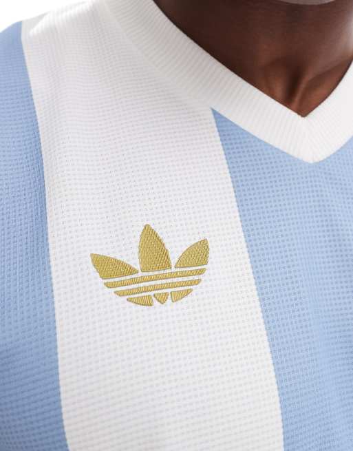 adidas Football Argentina 2025 Jersey Trikot in Blau zum 50. Jubilaum