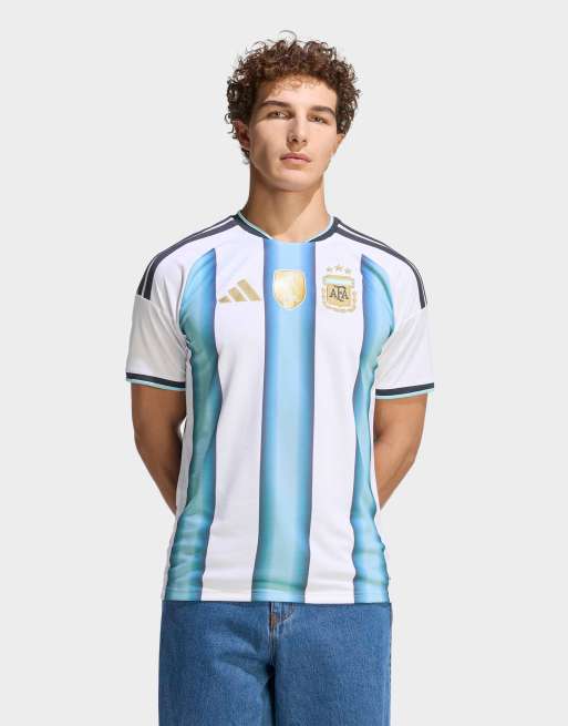adidas - Football Argentina 2026 Home - Maglia a righe blu
