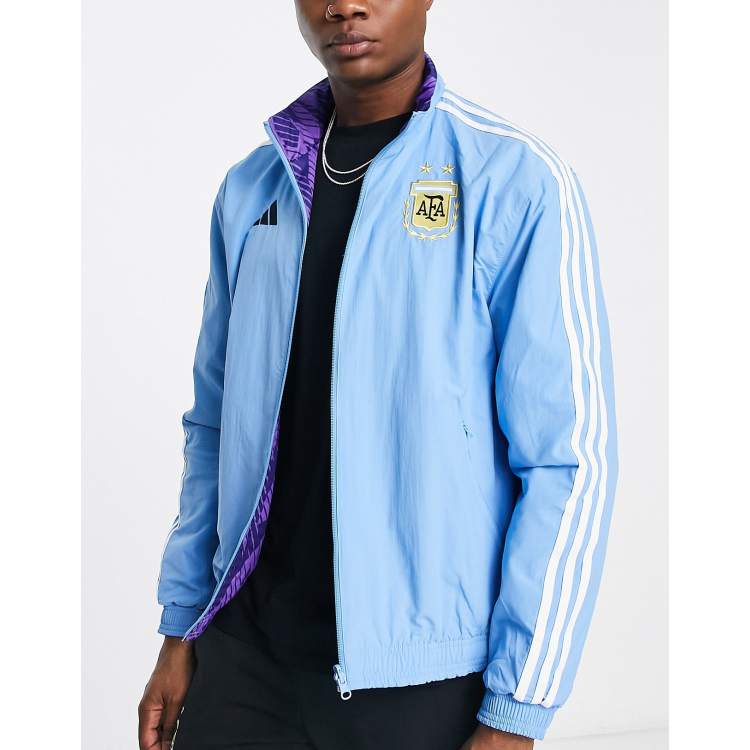 adidas Football Argentina World Cup 2022 Anthem jacket in blue | ASOS