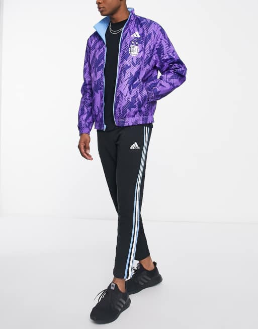 adidas Football Argentina World Cup 2022 Anthem jacket in blue | ASOS