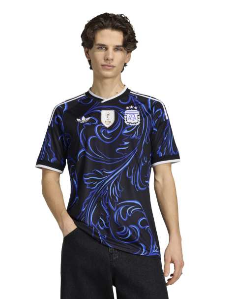 adidas Football - Argentina World Cup 26 - Marineblå udebanetrøje med print - view 1