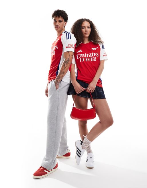 adidas Football Arsenal 24 25 home shirt in red and white