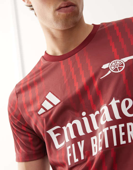 adidas Football - Arsenal 25 - Rød opvarmningstrøje, 5 af 5