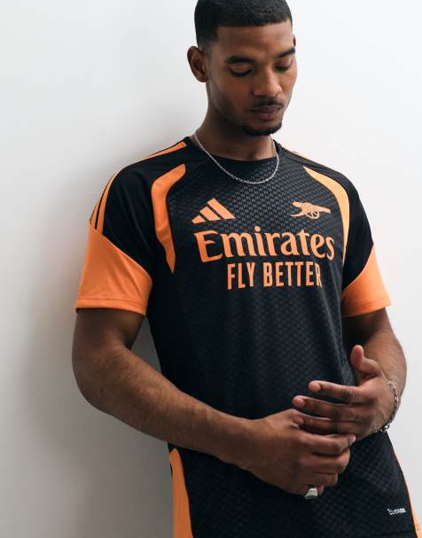 adidas Football – Arsenal 26/27 – Czarno-pomarańczowa koszulka treningowa - view 1