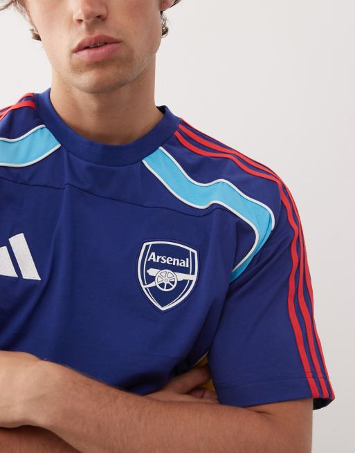 adidas Football - Arsenal Carnival - T-shirt blu, gialla e rossa, 4 di 4