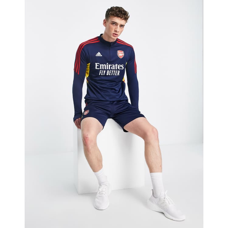 Adidas Arsenal FC Men's 1/4-Zip Training Top Off-White/ConNavy / Medium