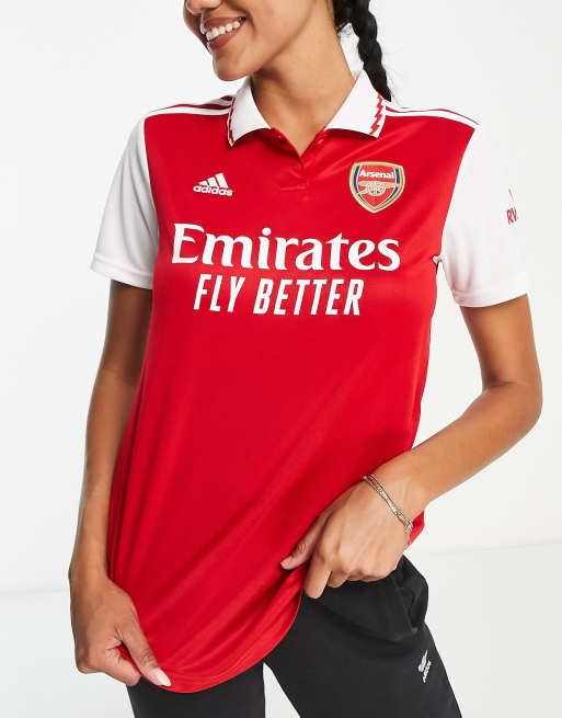 adidas Football – Arsenal FC 2022/23 – Damen-Heimtrikot in Rot