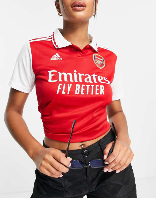 adidas Football – Arsenal FC 2022/23 – Damen-Heimtrikot in Rot