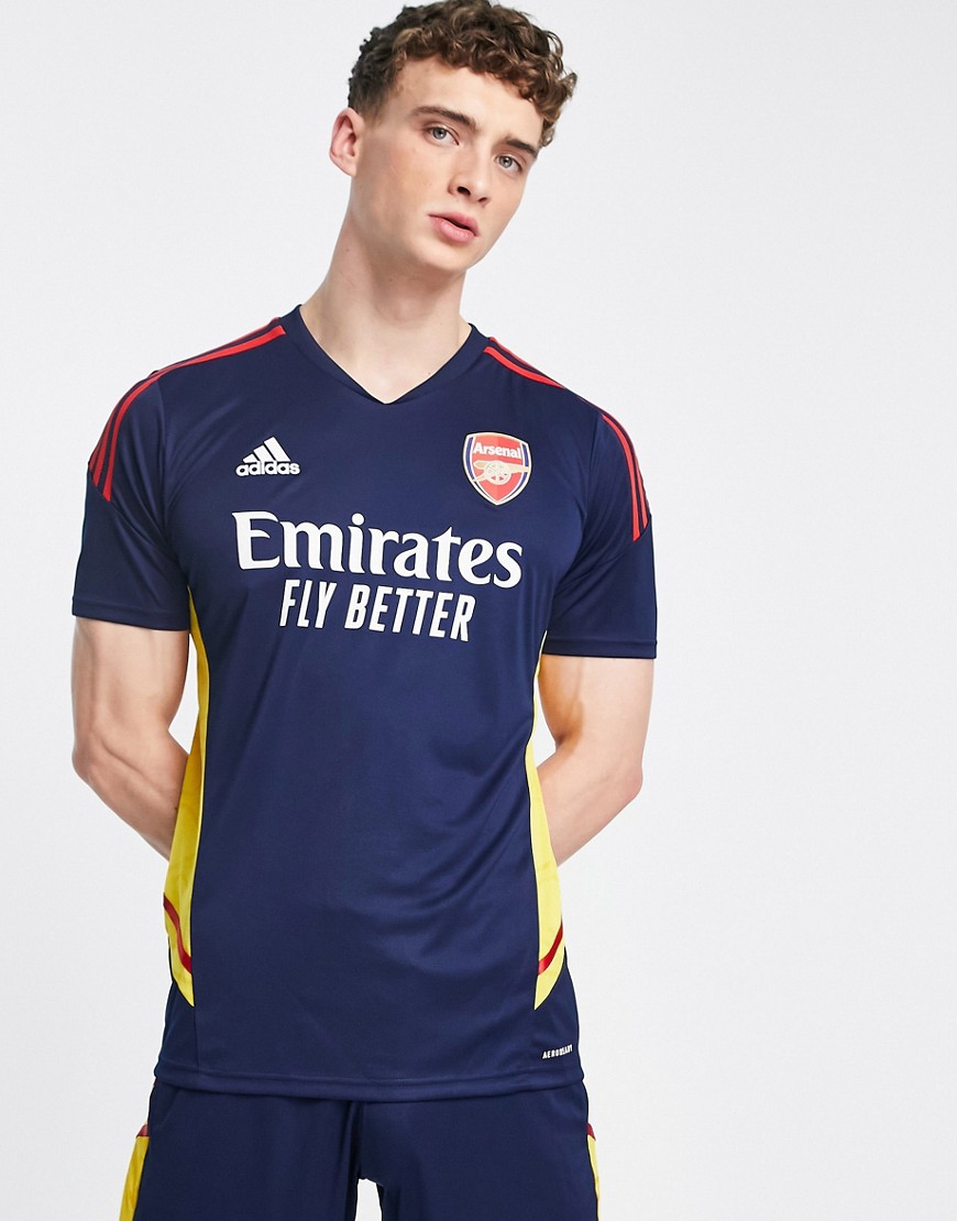 Adidas - Football Arsenal Fc 2022/23 - T-Shirt Da Allenamento Blu Navy