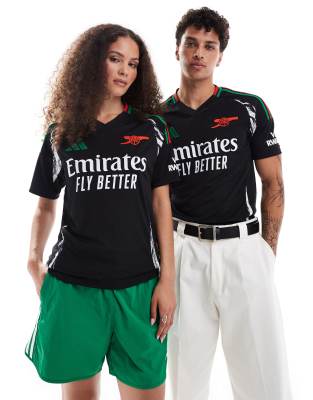 adidas Football - Arsenal FC 24/25 - Unisex-Auswärtstrikot in Schwarz